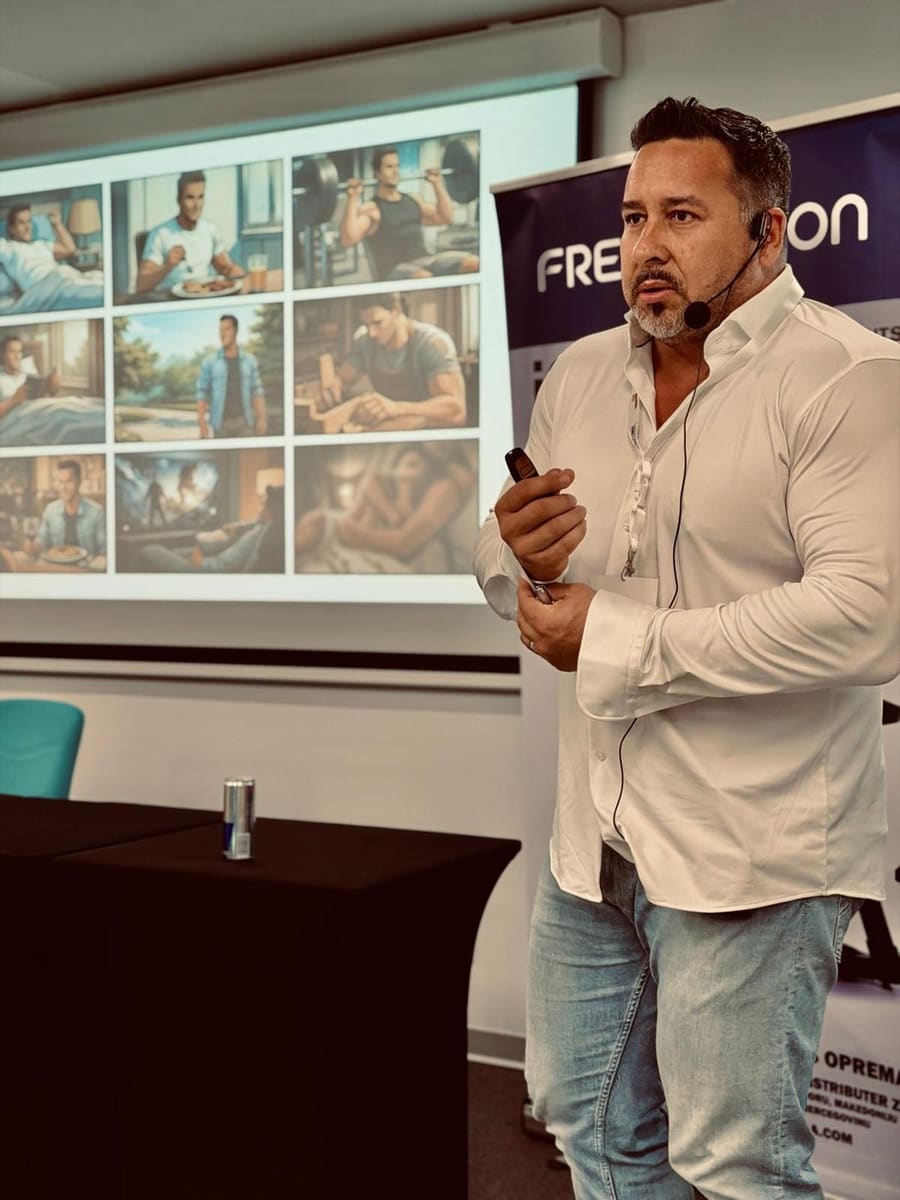 Vanja R. Fijan na fitness edukaciji